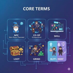 từ vựng tiếng anh về game